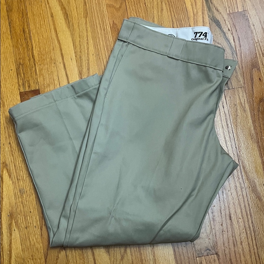 Dickies Women's Straight Leg Khaki Pants